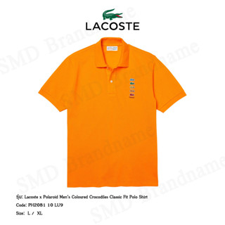 Lacoste เสื้อโปโลชาย รุ่น Lacoste x Polaroid Men’s Coloured Crocodiles Classic Fit Polo Shirt Code PH2081 10 LU9