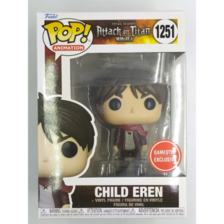 Funko Pop Attack On Titan - Child Eren #1251 (กล่องมีตำหนินิดหน่อย)