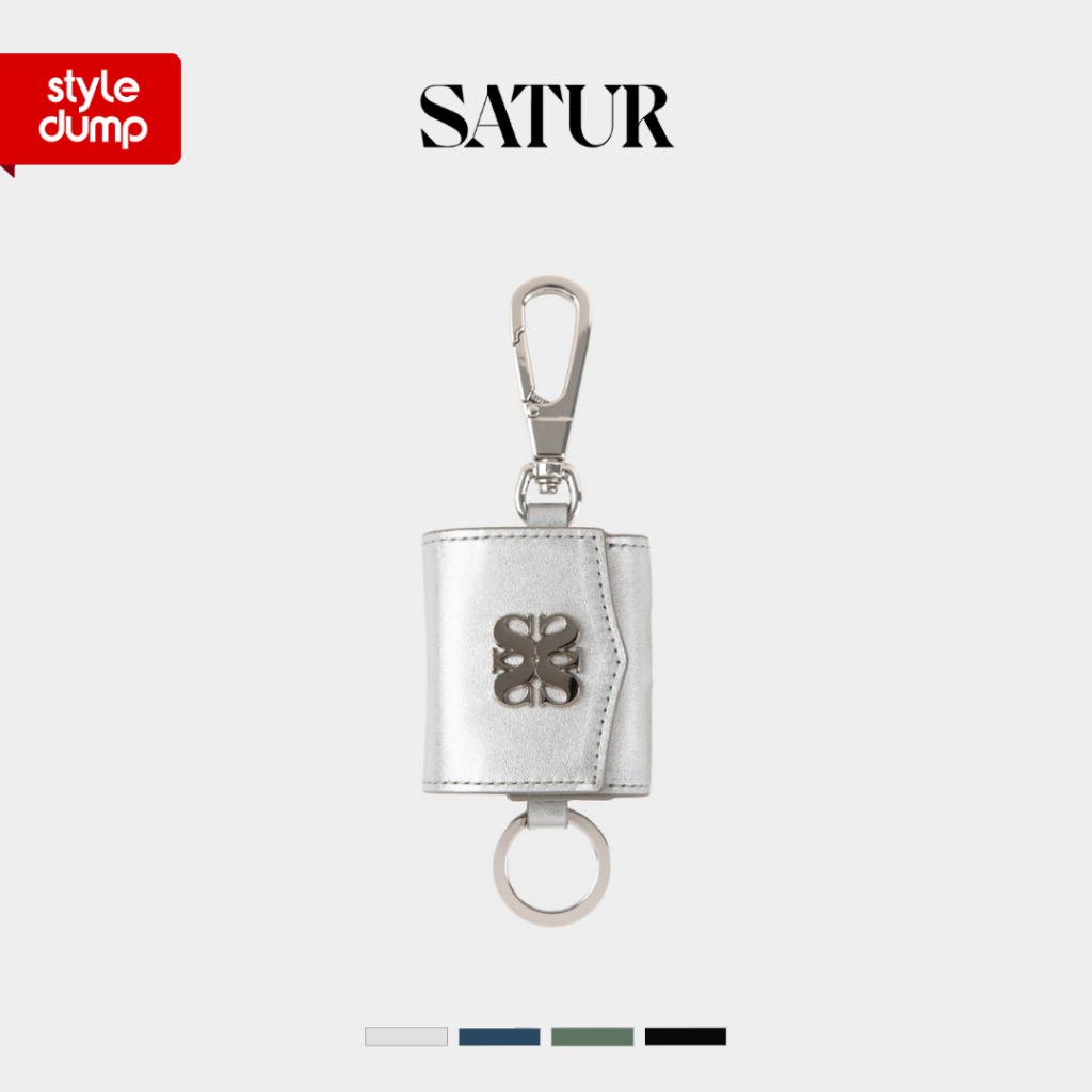 [Satur] Satur Keyring Leather Airpods Case (Airpods pro 1/2, Airpods 3)