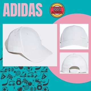 หมวก adidas lightweight metal badge unisex สีขาว