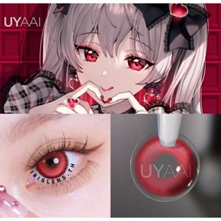 คอนแทคเลนส์รายปี รุ่น k4 สีแดง (2ชิ้น/1คู่) ส่งไวจากไทย คอสเพลย์ Uyaai