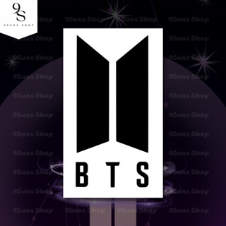 สติกเกอร์ ลาย LOGO "BTS" งานไดคัท สติ๊กเกอร์แฟน สติ๊กเกอร์ติดตกแต่ง สติ๊กเกอร์ติดได้ทุกที่ สติ๊กเกอร์แฟนคลับ