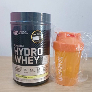 Optimum Nutrition Platinun HYDRO WHEY 1.75lbs+แถมแก้วมีลูกกลิ้ง exp3/2025