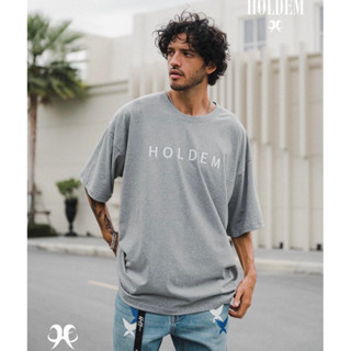 เสื้อ Holdem “H O L D E M” LightGrey tee