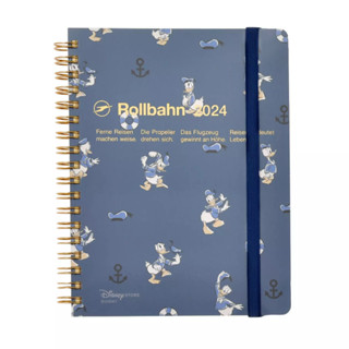 [Direct from Japan] Schedule Book 2024 / Disney Donald Chip &amp; Dale Rollbahn L Size Calendar＆Organizer Japan NEW