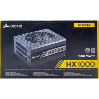 POWER SUPPLY (อุปกรณ์จ่ายไฟ) CORSAIR HX1000 - 1000W 80 PLUS PLATINUM มือสอง