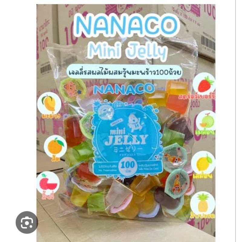 พุดดิ้ง 100 ถ้วย เจลลี่รสผลไม้ผสมวุ้นมะพร้าว100 ถ้วย