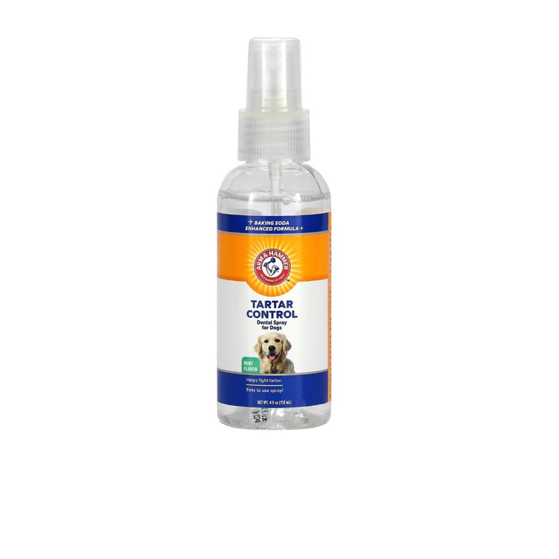 Arm & Hammer, ทาร์ทาร์ คอนโทร สเปรย์ดูแลช่องปากสุนัข กลิ่นมินต์ ขนาด 4 ออนซ์ (118 มล.)