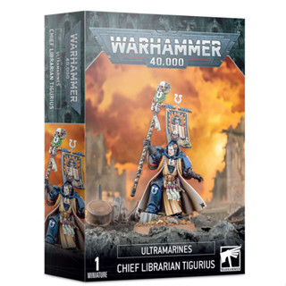 [GWพร้อมส่ง]Warhammer :40K: ULTRAMARINES CHIEF LIBRARIAN TIGURIUS โมเดลเกมสนามจำลอง