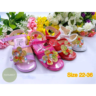 รองเท้าแก้วส้นสูงเด็กผู้หญิง (size22-36)