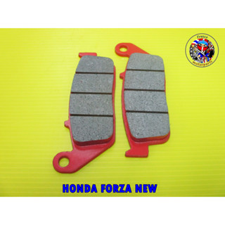 ผ้าดิสเบรคหน้า (เนื้อเซรามิค) HONDA FORZA (NEW) FRONT DISC BRAKE PADS (CERAMIC TEXTURE)