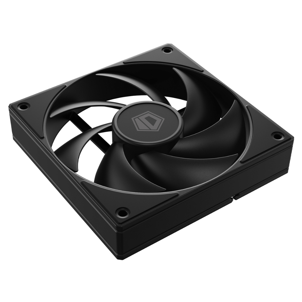 พัดลมเคส ID-Cooling AF-125 Black & White 120mm. 4pin PWM 2,000RPM