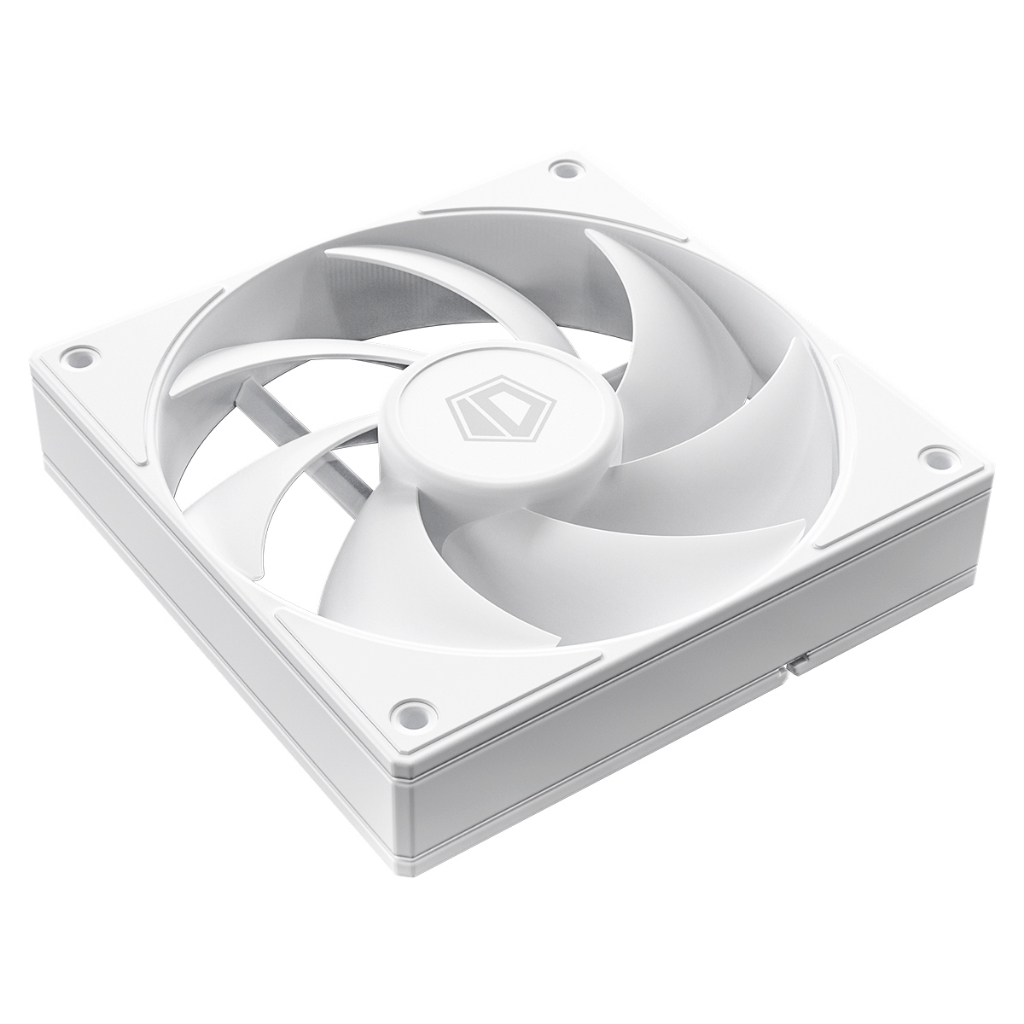พัดลมเคส ID-Cooling AF-125 Black & White 120mm. 4pin PWM 2,000RPM