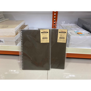 SSK สมุดห่วงปกดำขุ่น A5 #5003-4/5002-4