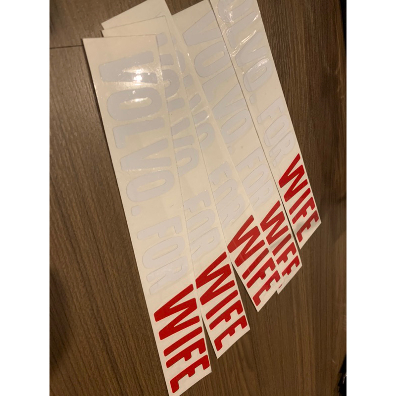 volvo for life  สติกเกอร์ติดท้ายรถ