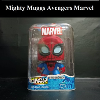 Mighty Muggs Spider-Man Marvel Avengers Hasbro ไมตี้ มักส์ สไปเดอร์แมน ตุ๊กตาเปลี่ยนหน้าได้ ฮาสโบร ลิขสิทธิ์แท้