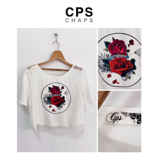 shirt cps S คอลเก่า แต่น่ารักมาก วินเทจ ใส่ได้ทุกยุค เฟิมฮ่ะ