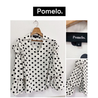 shirt pomelo  size s สำหรับสาว M สวยยย คาเฟ่มากก