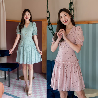 PD163 Polkadot Dress