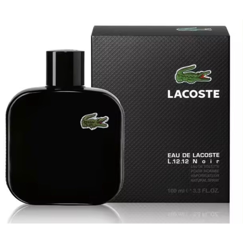 น้ำหอม Lacoste L.12.12 black for men EDT 100 ml น้ำหอมสำหรับผู้ชายกลิ่นหอมติดทนนาน