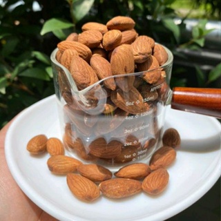 อัลมอนด์เม็ด USA 🇺🇲 อบพร้อมทาน 500g. ไม่ปรุงแต่งรสชาติ (Roasted Almonds)