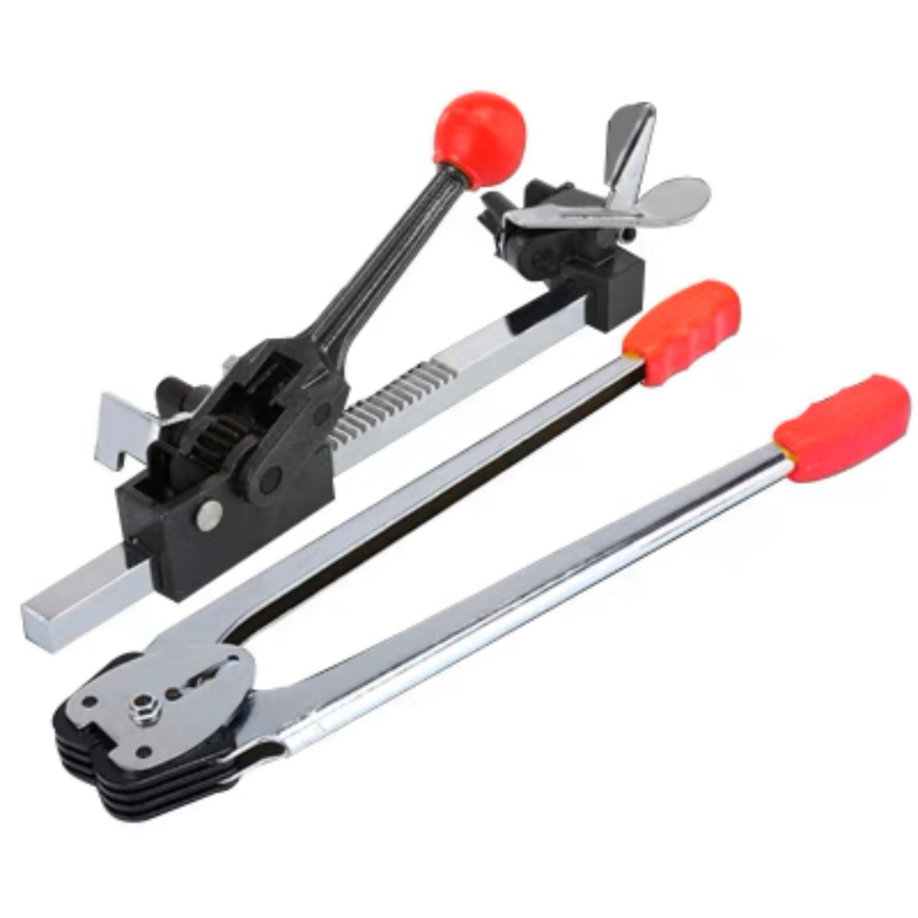 เครื่องรัดกล่องแบบมือโยกทั้งชุดเครื่องบรรจุหีบห่อ strapping machine manual