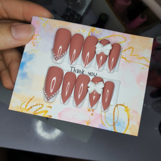 เล็บเจลแท้พร้อมติดงานพร้อมส่งไม่รอทำ ฟรีกาว+ตะไบ✨💅