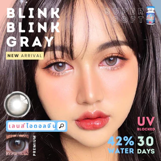 🔥คอนแทคเลนส์✨ขนาดกลาง✨ Blink Blink (Luxzylens) สี : Brown / Gray / Blue