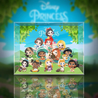 [สั่งผลิต] กล่องอะคลิลิคสกรีนลาย Popmart x disney 100th anniversary princess childhood series