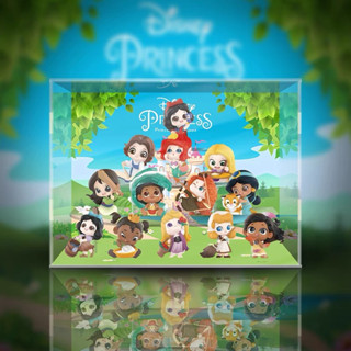 [สั่งผลิต] กล่องอะคลิลิคสกรีนลาย Popmart x disney 100th anniversary princess childhood series