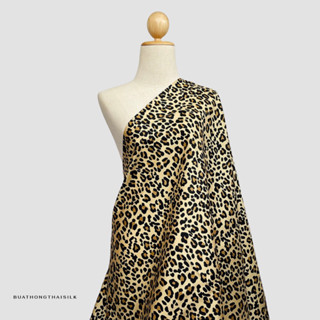 LEOPARD COLLECTION PRINTED SILK - ANIMAL PRINTS ผ้าไหม ไทยแท้ พิมพ์ลาย ลวดลาย เสือดาว