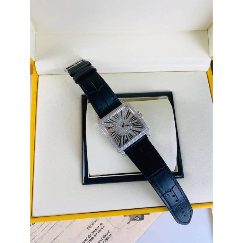 นาฬิกาข้อมือพร้อมส่ง New Franck Muller Master Square  Watchเครื่องญี่ปุ่น