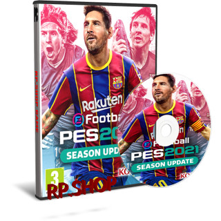 แผ่นเกมคอม PC - eFootball PES 2021 Season Update [4DVD+USB+ดาวน์โหลด]