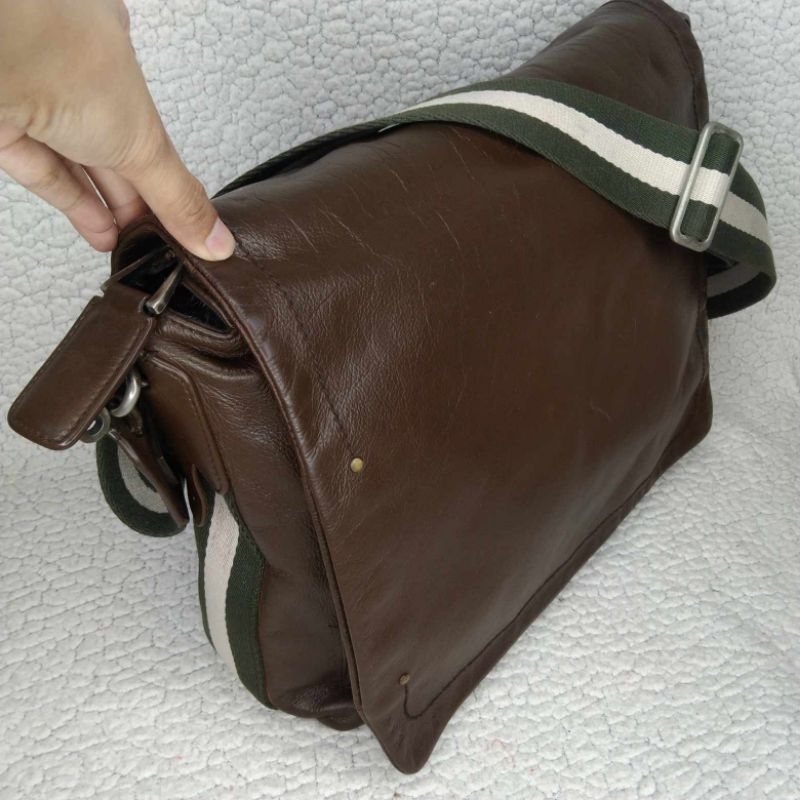 ❌sold❌Bally leather shoulder bagแท้💯