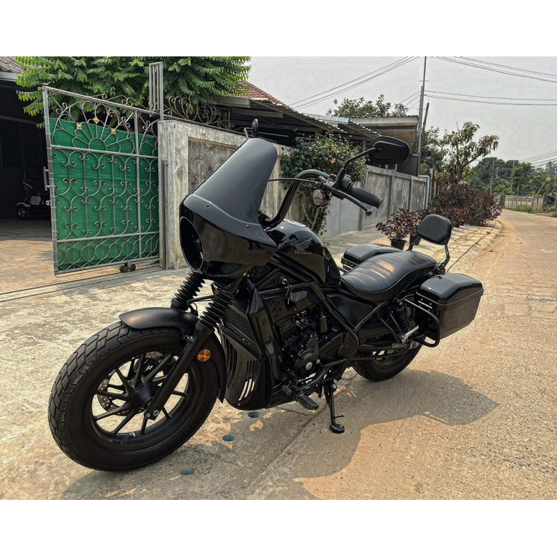 🔥โม่งRebel300/500/300 e-clutchขาจับเฉพาะรุ่นrebel 2017-2026 ทรงBurly fairing🔥 rebel300 rebel500 cmx3