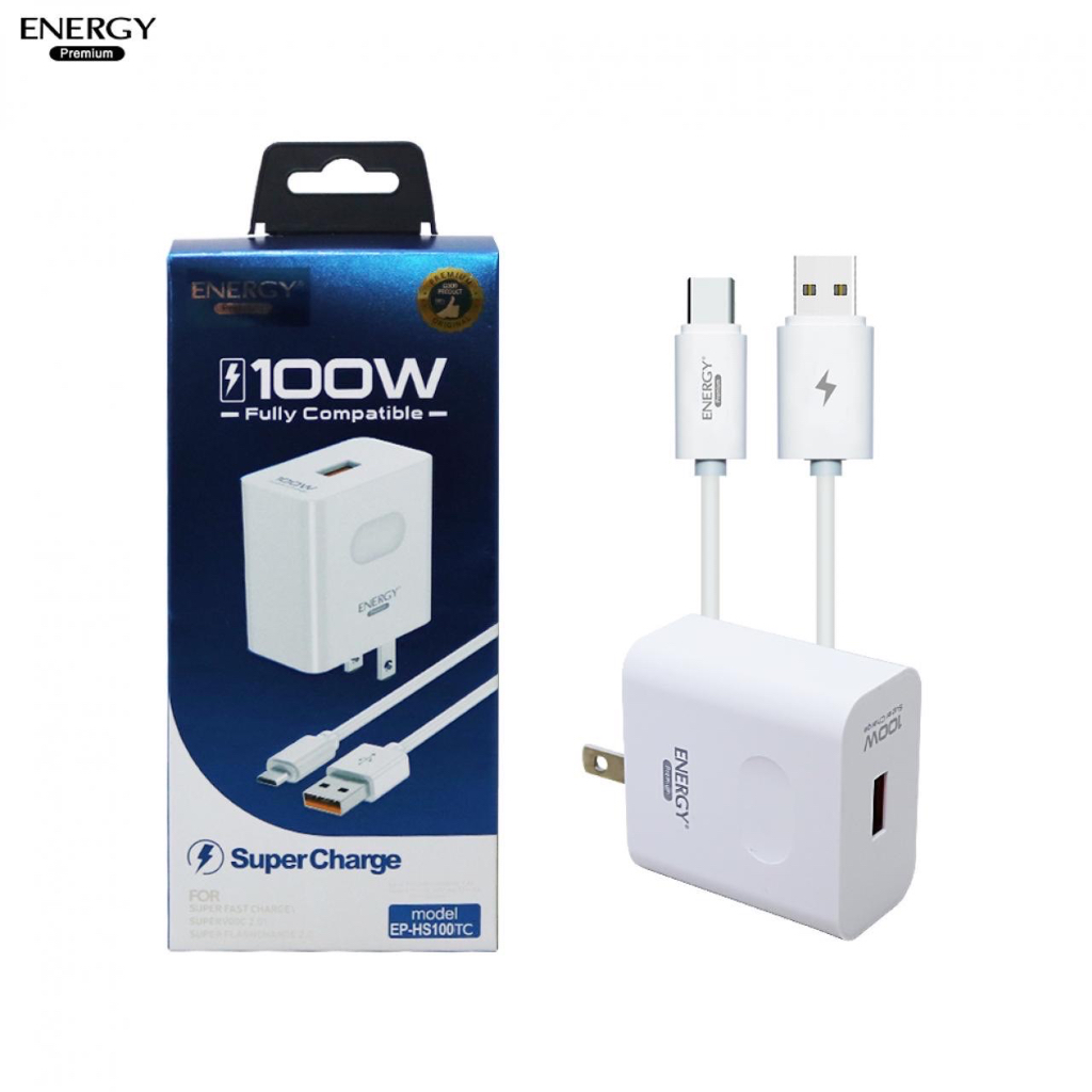 หัวชาร์จบ้าน smart adapter(energyแท้) แบบชาร์จเร็ว fast charging ชาร์จเร็ว ใช้ได้เอนกประสงค์ เป็นหัว USB