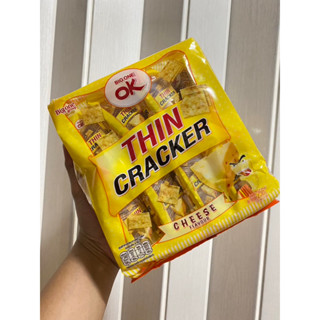 OK THIN CRACKER cheese flavour โอเค ทิน แครกเกอร์ รสชีส