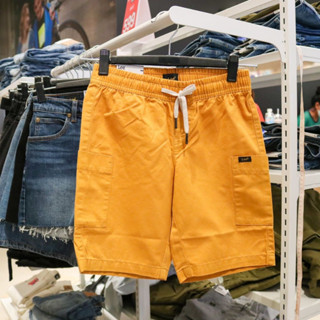 LEE KIDS แท้ 100 % กางเกงขาสั้นเด็กผู้ชาย SHORT รุ่น LK K1014502 สีเหลือง