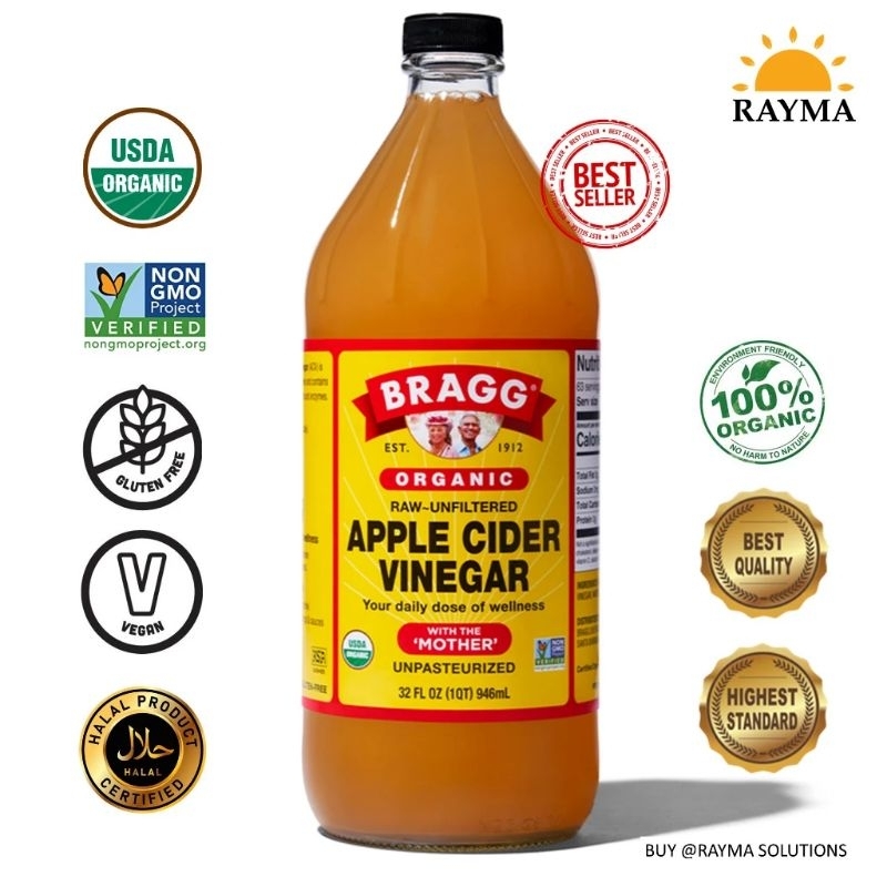 Bragg Apple Cider USA 🇺🇸 2 x 946 ml