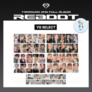 🔴ลด 50% SHOPEE LIVE🔴 [TREASURE] การ์ดอีเว้นท์ REBOOT [YG SELECT POB PHOTOCARD EVENT]