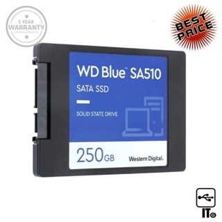 250 GB SSD SATA WD BLUE SA510 (WDS250G3B0A) 3D NAND ฮาร์ดดิส ฮาร์ดดิสก์ ฮาร์ดดิสก์ ssd ฮาร์ดดิสก์คอมพิวเตอร์ ประกัน 5Y