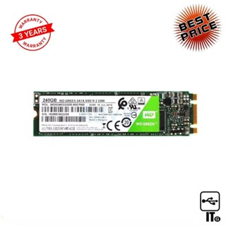 240 GB SSD M.2 WD Green (WDS240G2G0B) SATA M.2 2280 ฮาร์ดดิสก์ ประกัน 3Y