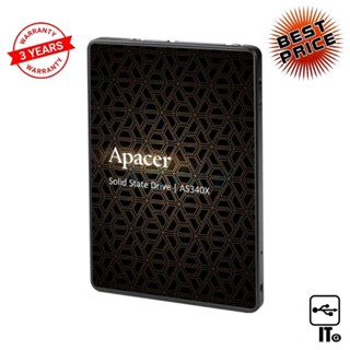 120 GB SSD SATA APACER AS340x (AP120GAS340XC-1) ฮาร์ดดิส ฮาร์ดดิสก์ ฮาร์ดดิสก์ ssd ฮาร์ดดิสก์คอมพิวเตอร์ ประกัน 3Y