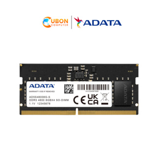 (แรมโน๊ตบุค) ADATA RAM NOTEBOOK 8GB DDR5 4800MHz (AD5S48008G-S)