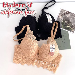 เสื้อในลูกไม้ sister hood 2482 Victoria’s ฟองน้ำรูปตัว V เน้นอกชิดเข้าหากัน ทรงสวยมาก
