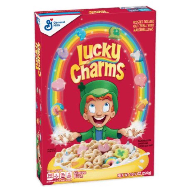 🇺🇸Lucky Charms Cereal with Marshmallows ซีเรียลยอดฮิต นำเข้าจากUSA🗽