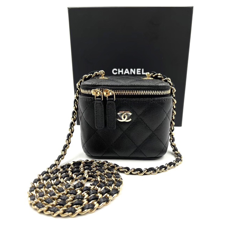 Chanel Mini Vanity Caviar