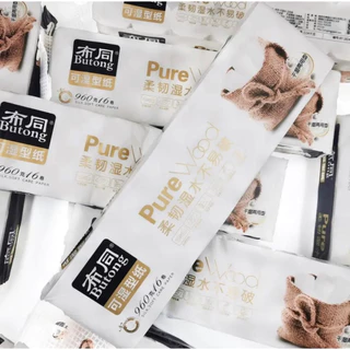 Pure Wood กระดาษทิชชู่ไร้แกน (แพ็ค16ม้วน) หนา 5ชั้น ขนาด960g กระดาษเช็ดหน้า กระดาษอเนกประสงค์ ในครัว ห้องน้ำ
