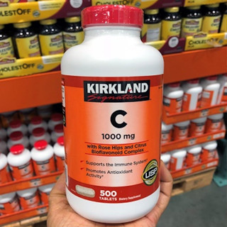 Kirkland Signature Vitamin C 1000mg. 500เม็ด วิตามินซีคุณภาพ❤️   แท้💯%