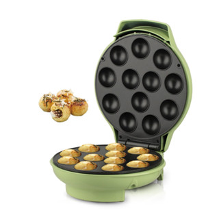 เครื่องทำทาโกยากิไฟฟ้าขนาดเล็กในบ้าน,Non-Stick ไม่ติดกระทะ ควบคุมอุณหภูมิอัตโนมัติ เครื่องทำลูกชิ้นปลาหมึก